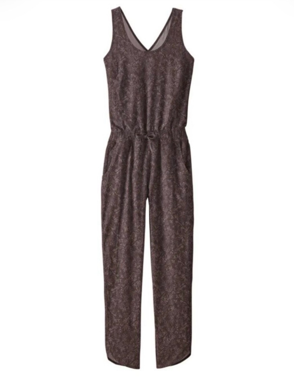 Patagonia Fleetwith Brown Printed Jumpsuit